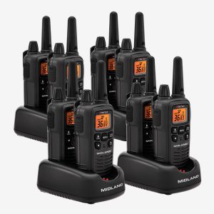 LXT600 FRS License Free walkie‑talkie 8‑Pack Bundle - LXT600BBX4