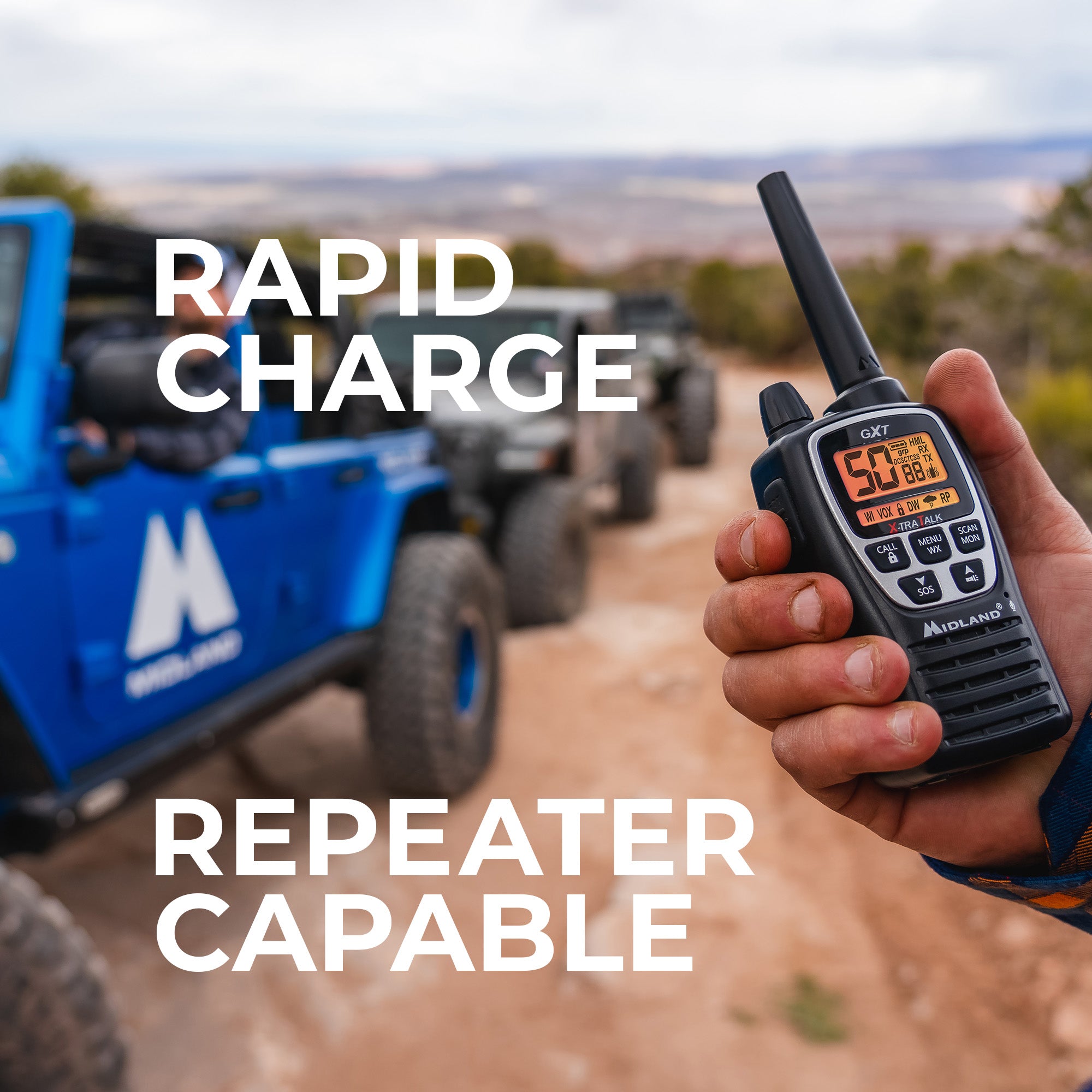 GXT3000 GMRS Walkie Talkie 2-Pack - GXT3000VP4 - Image 9