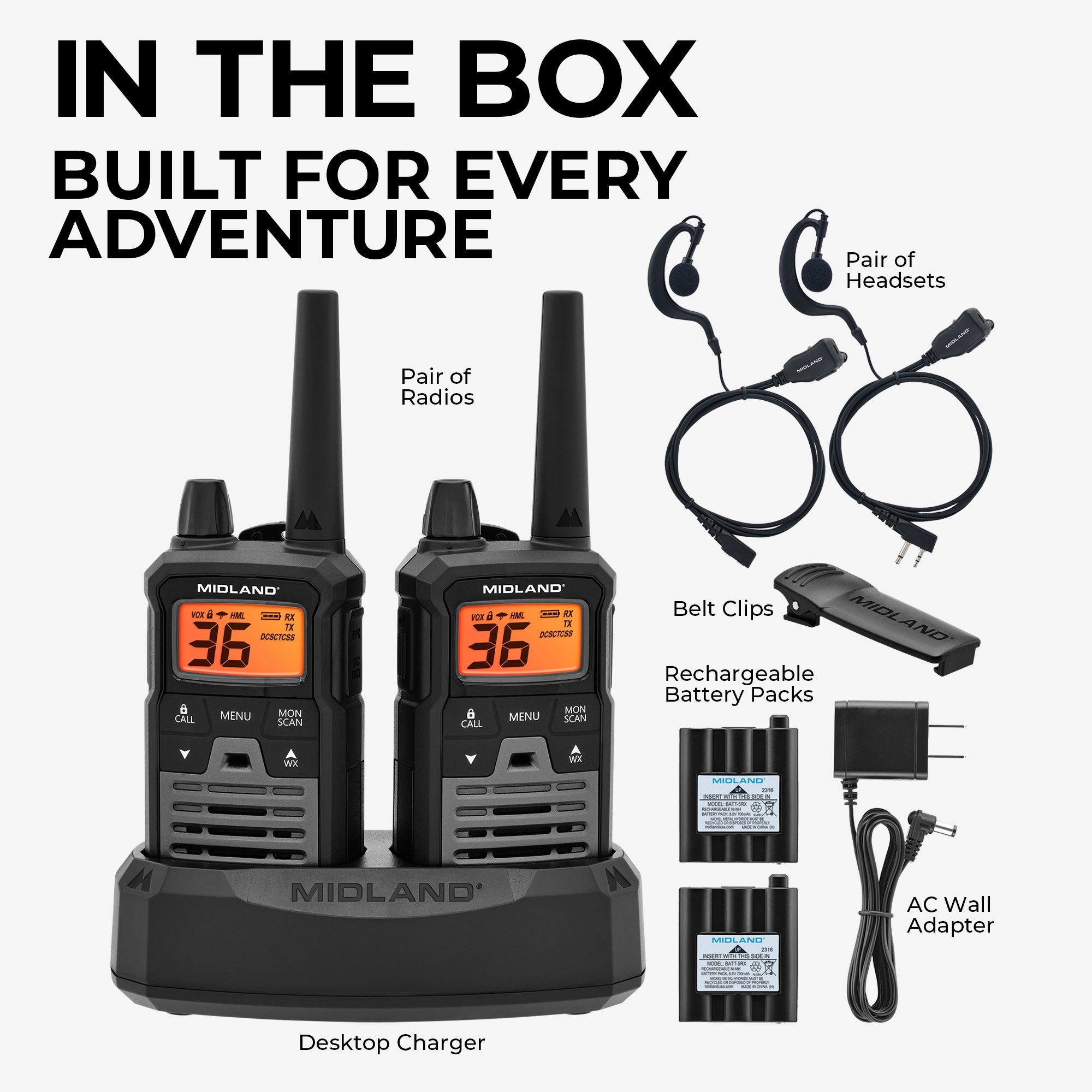 T290 X-Talker GMRS Walkie Talkie 2-Pack - T290VP4 - Image 3