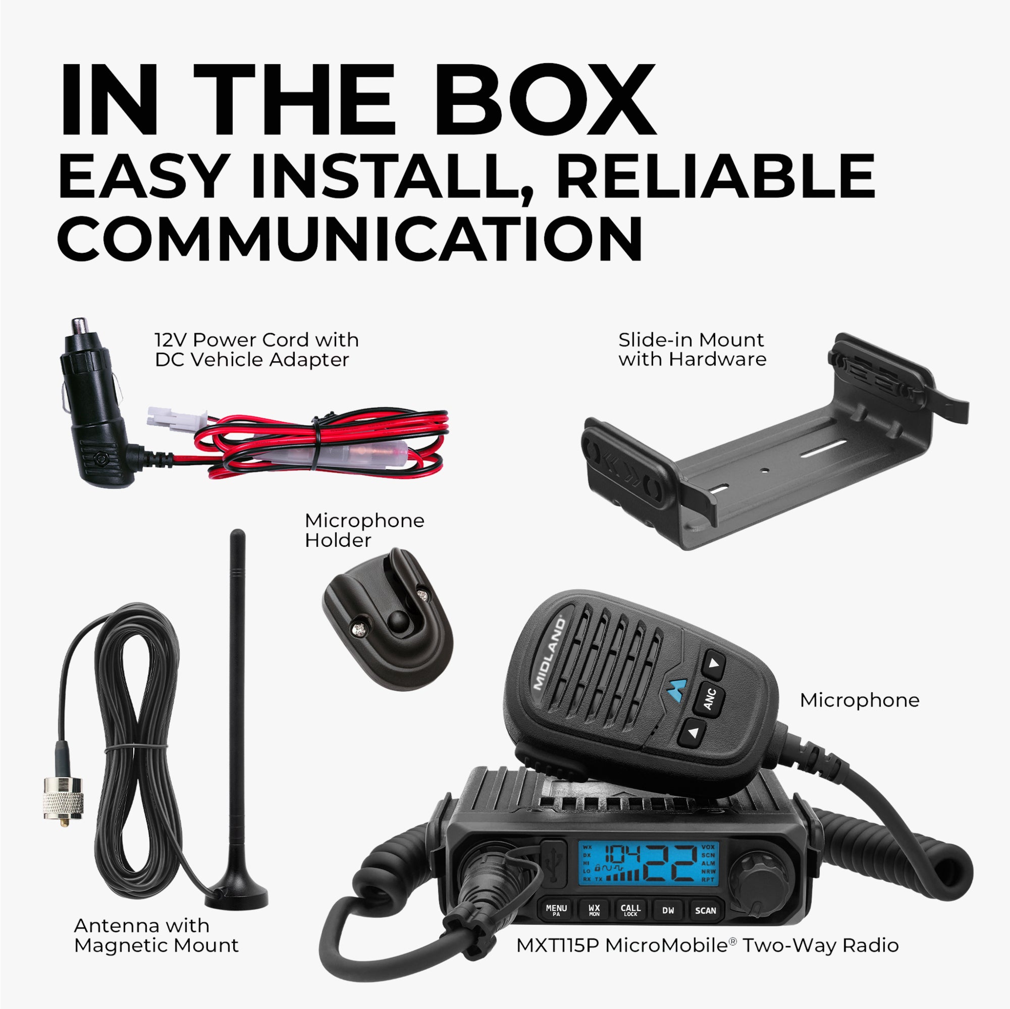 MXT115P 15W MicroMobile GMRS Radio - Image 9
