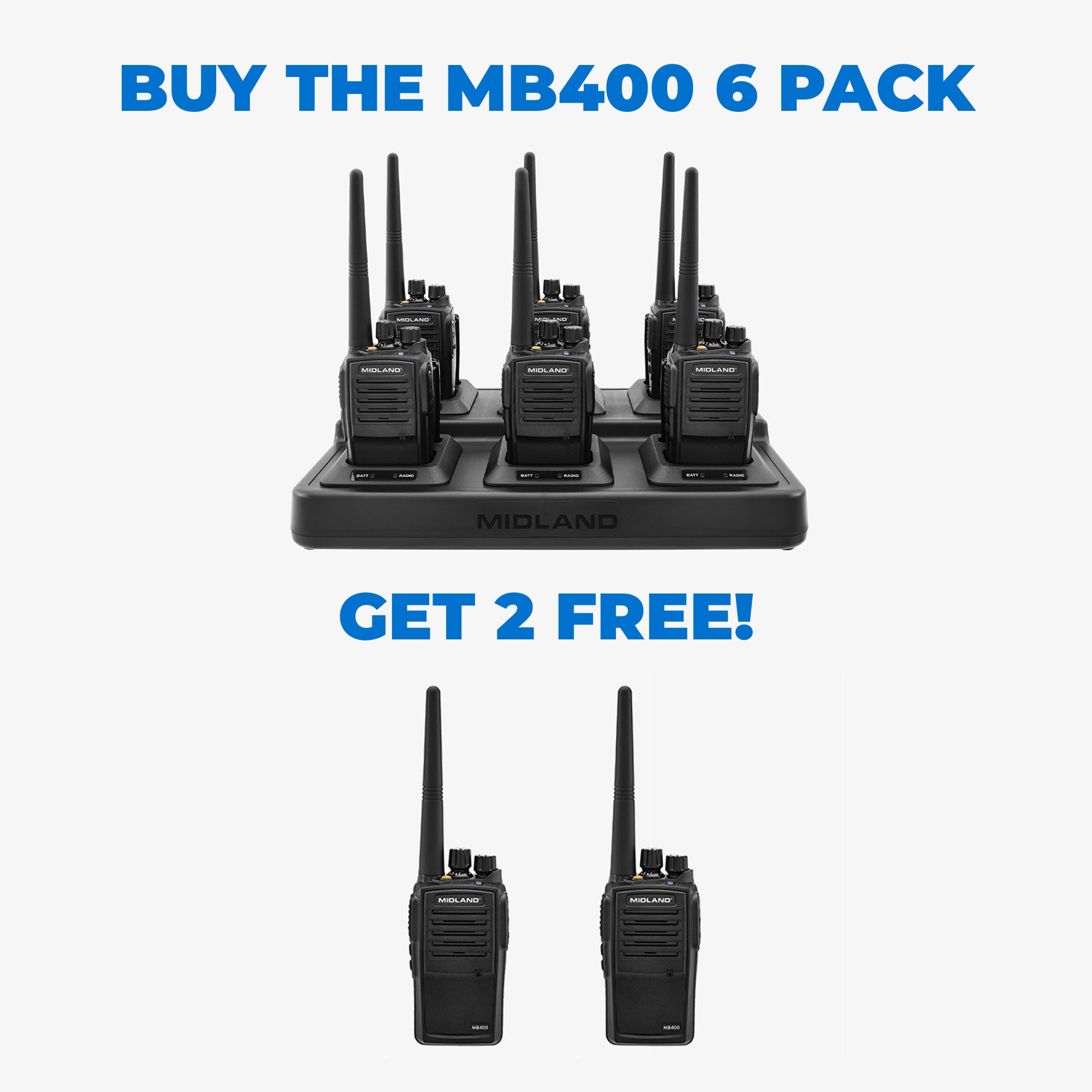 MB400 BizTalk Radio 6‑Pack + 2 FREE - MB400X6BONUS2