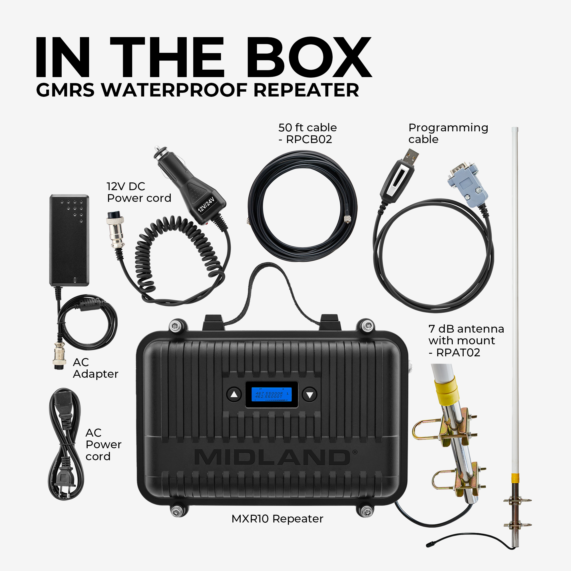 MicroMobile GMRS Waterproof Repeater Bundle -MXR10VP - Image 2