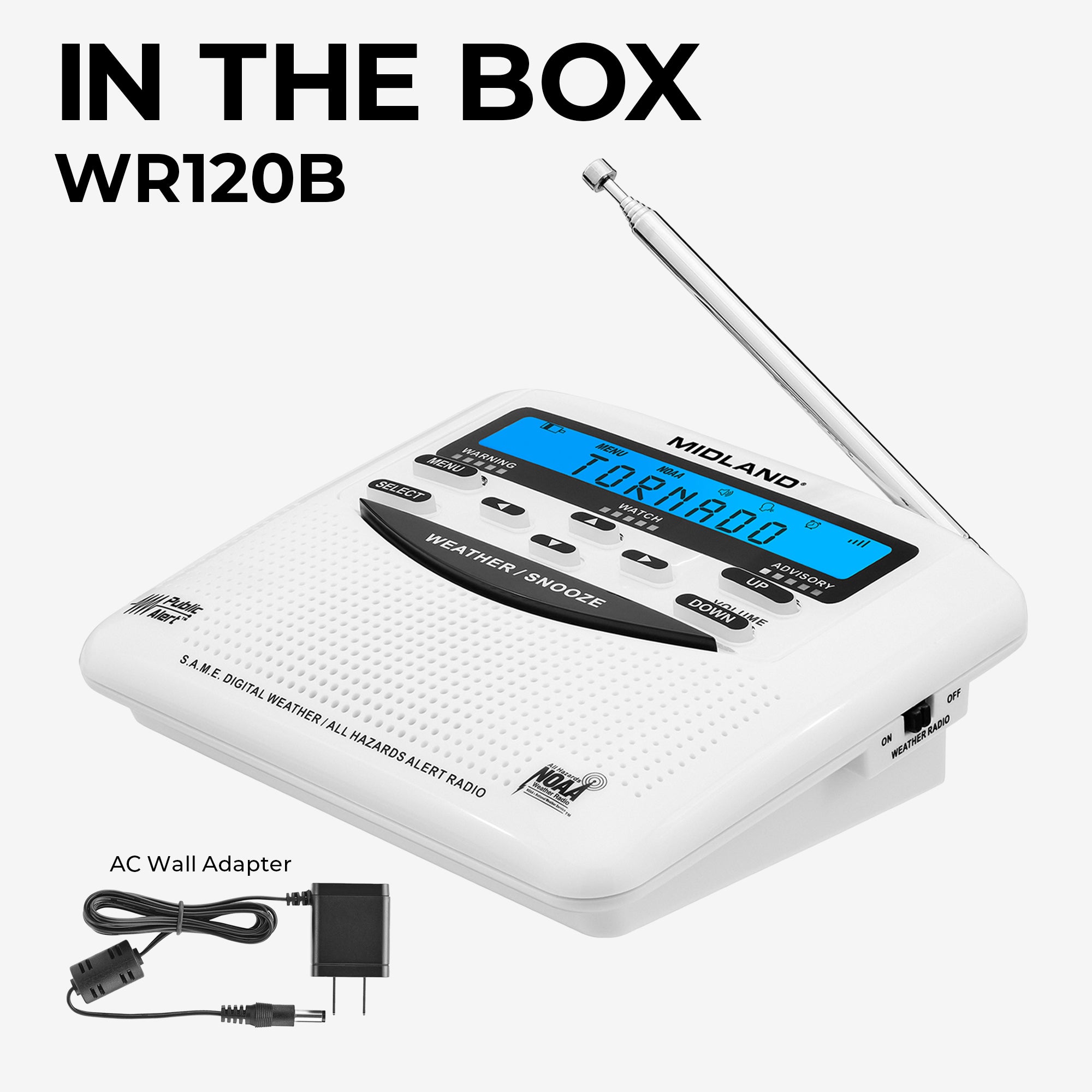 WR120 NOAA Weather and Emergency Alert Radio - Image 9