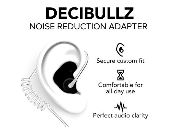 RDO-PACK-BLK Decibullz Noise Reduction Headset